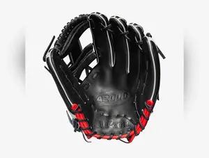Wilson A2000 11.75” I-Web Black White Red Infield Glove