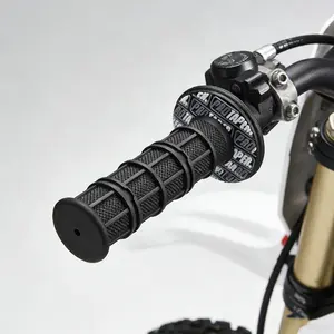 2pcs Dirt Bike Modified Hand Handle Rubber Moped Throttle Grip Soft Rubber Color Throttle Turn Handle Non-Slip Rubber Sleeve