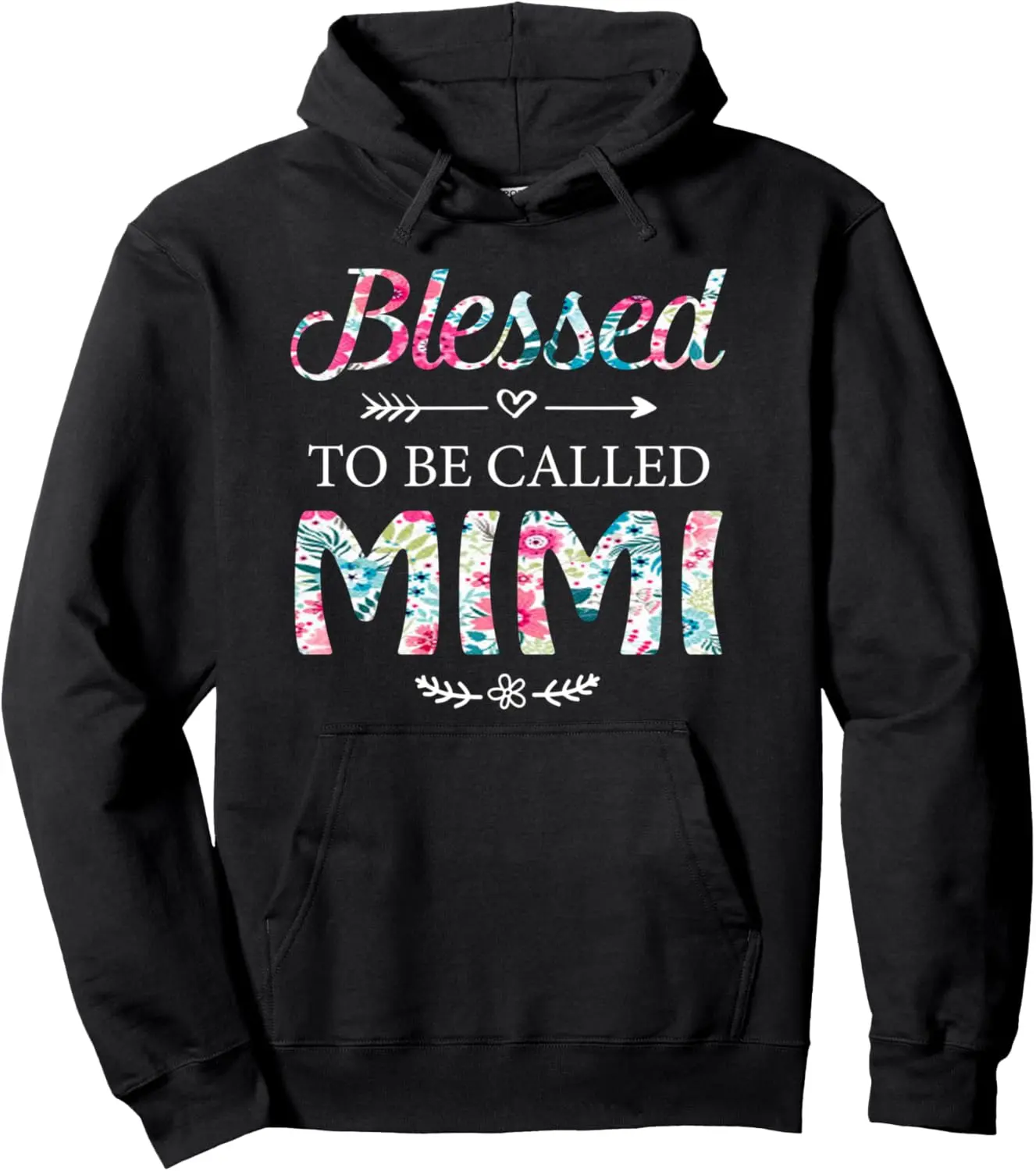 Womens Blessed To Be Called MIMI Gift for MIMI Pullover Hoodie