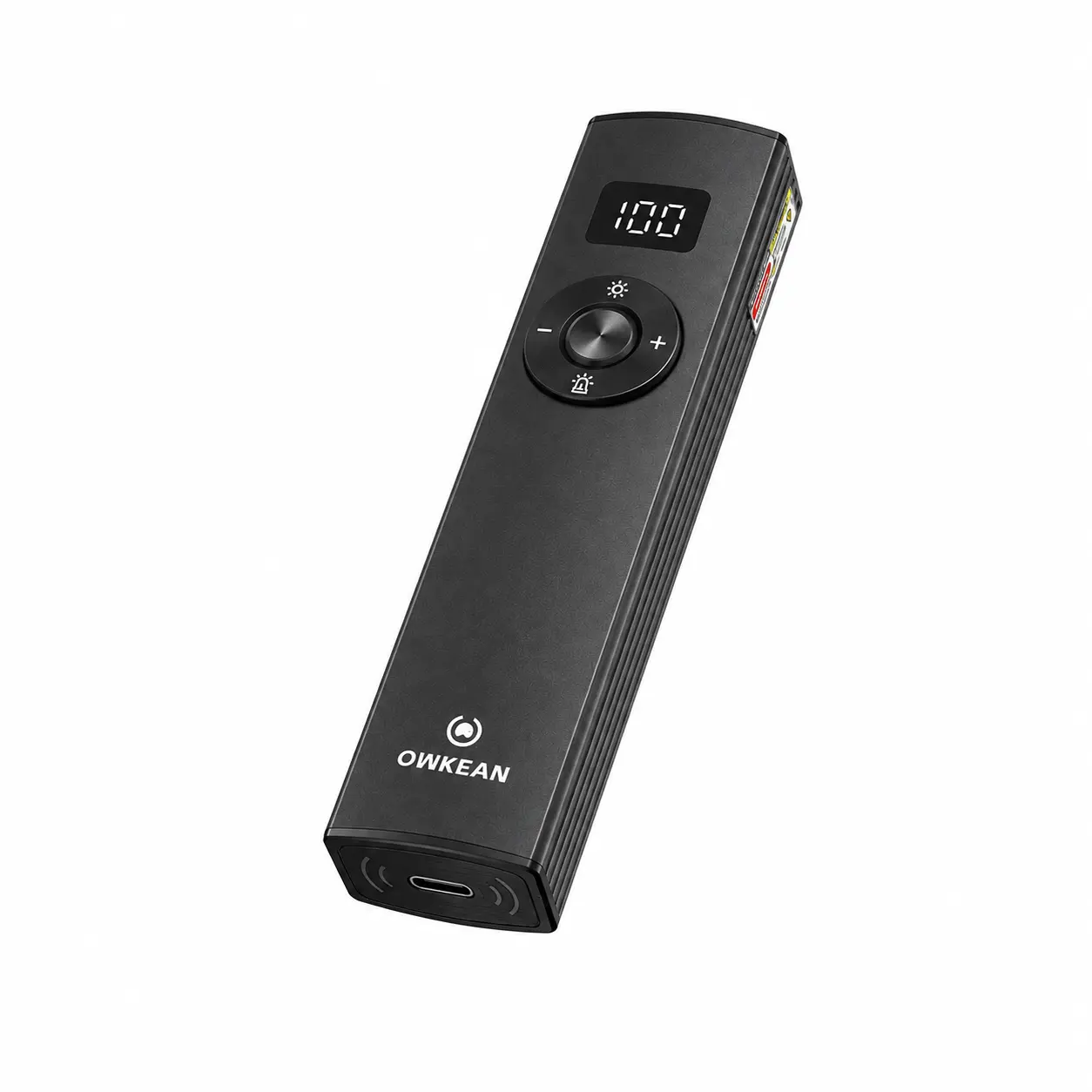 OWKEAN S12 EDC Flashlight 1500LM Rechargeable Pocket Flashlight with Digital Display, Magnetic Tail & Clip