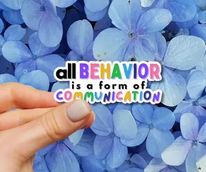 All Behavior is a Form of Communication Sticker for Neurodiversity Advocate Speech Sticker for SLP Sticker for Sped Teacher