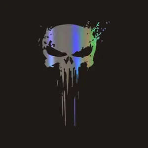 Skull blood car reflective car decals Motorcycle decorative stickers Skull body decals Decoration Car Accessories Sticker For Cars