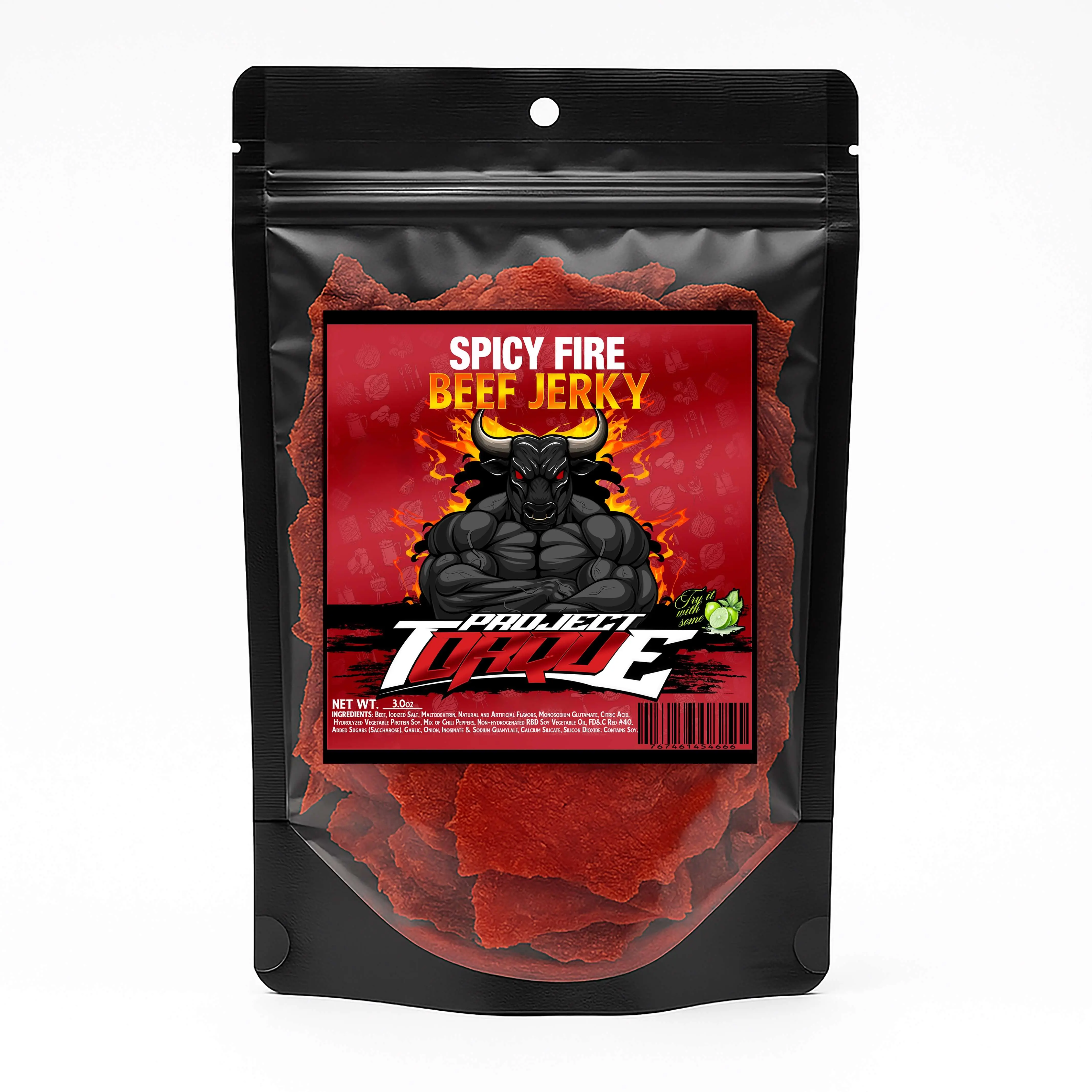 SPICY FIRE BEEF JERKY (CARNE SECA) SPICY FIRE BEEF JERKY (CARNE SECA)