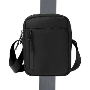 Magnetic Gym Bag for Men & Women - Quick-Access Magnetic Closure, Water Bottle Holder, Golf Tee Pouch, Workout & Commute Bag (Black)