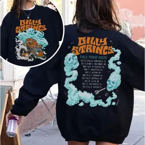 Billy Strings Fall 2025 Tour North American Merch When In Doubt Washed Unisex Sweatshirt, Billy Strings Flash Hoodie, 2025 Billy Strings Tour Tshirt, Unisex Sweater Pullover Tee