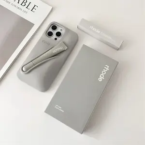 Phone Case Rhode With Box and Lip Set Silicone Case for iPhone 17 16 15 14 13 12 11 Pro Max Plus Lipstick