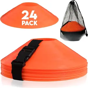 Disc Soccer Cones for   - 200,100,50 Small Plastic Cones for   - Flexible Conos for Soccer Practice Equipment, Basketball & Football Drills Equipment
