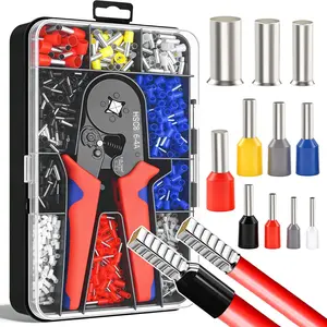 Wire Terminal Crimping Tool with 1200pcs Wire Connectors,Insulated Wire Crimp Terminals for Home Circuit,Car audio ,DIY,Hand Tools outdoorfun,SummerVibes