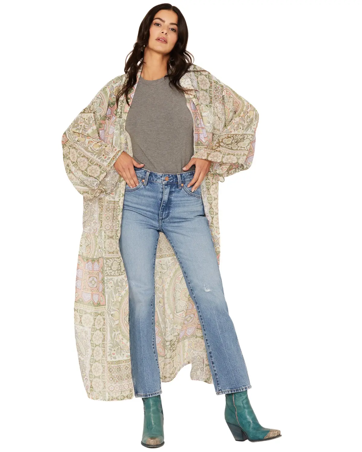 Shyanne Women's Women'S Printed Woven Kimono - Swsu23v53