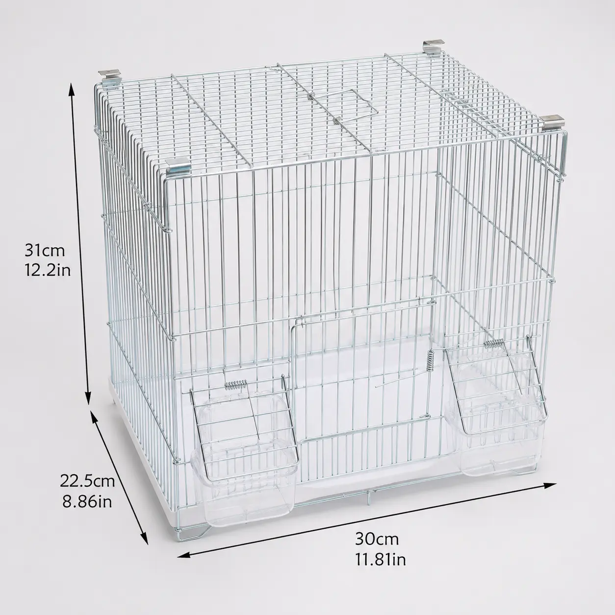 Jaula para Cría de Aves con Malla Metálica Jaula para Cría de Aves con Malla Metálica
