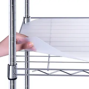 Wire Shelf Liner 18" X 36", Set of 5, Heavy Duty Shelf Liners for Wire Shelving,  Protector Mats, Transparent
