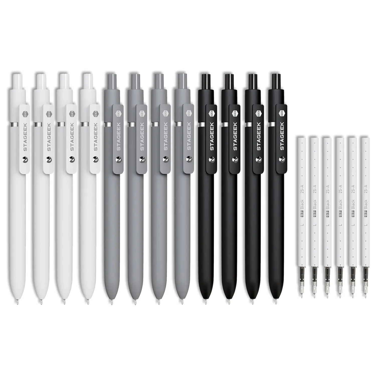 2-for-1: Black Ink Pen Set 12ct