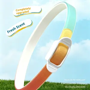3-Pack Pet Mosquito Repellent Collars for Dogs & Cats Trim Washable Adjustable Collars with Fresh Scent for Effective Protection