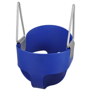 SWING SET STUFF INC. Highback Full Bucket Swing Seat Blue with Rust Resistant Hardware Made of Polyethylene for Up to 105 lbs
