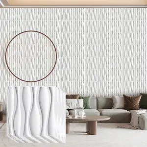 12/20/30 Pack 3D Wall Panels for Interior Decor, Modern Diamond Textured Accent Wall Paneling, Ideal for Gaming Living Room