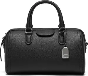 LA FESTIN Top Handle Purse Stylish Handbag Crossbody Satchel Barrel Bag with Adjustable Strap for Daily Travel