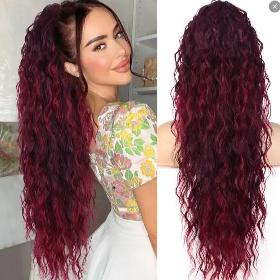 30inch-Ombre Burgundy