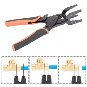Push to Connect Removal Tool Disconnect Tongs Tool for 1/2”, 3/4”, 1” Push in Fittings Plumbing Tools for Removal PEX PVC Copper Pipe
