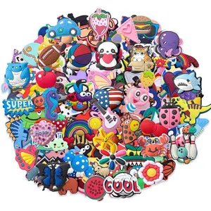 50 Croc Shoe Accessories for Shoe Decoration - Random Charms for Personalizing Your Crocs - Comfort, Bedroom