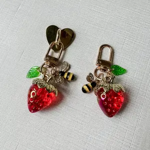 Bee Sweet Mini E-reader Charm - Clip-On Dangling Accessory Chain for Kindle, Tablet, Planner