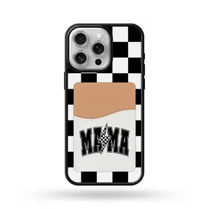 Checkered Mama Wallet Phone Case