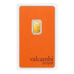 1/2 gram Gold Bar - Valcambi (Carded)