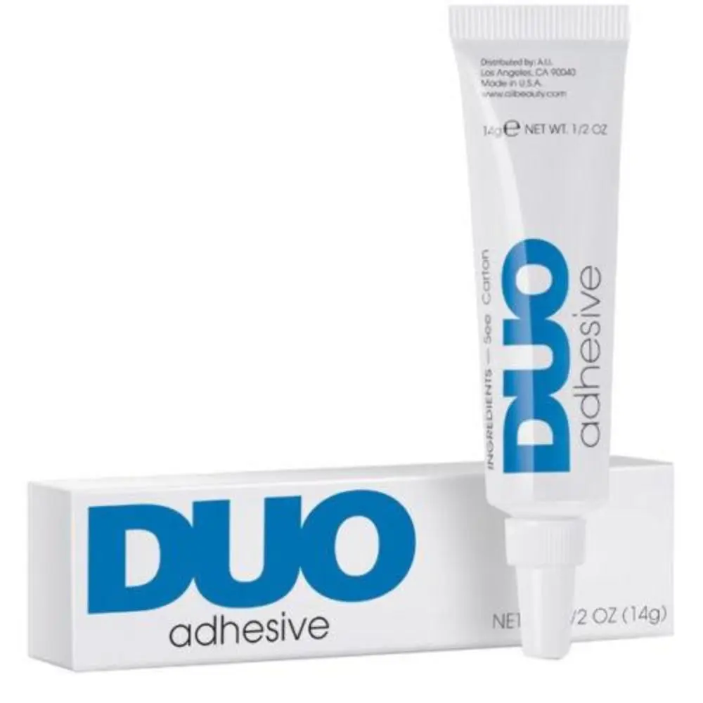 Ardell Duo Dark Tone Latex Base Eyelash Adhesive - 0.5oz, Waterproof, Gentle Strong-Hold for Eyelash Extensions, Easy Thin Line Application, Ammonium Hydroxide-Free, Long-Lasting for Everyday Makeup, Women's Beauty Cosmetic