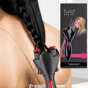 Automatic Electric Hair Braider Heatless Curling Tool for Kids & Women Easy Fast DIY Braiding Hair Styling Gadget