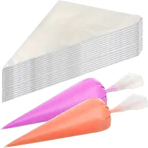 20-200Pcs Disposable Pastry Bags - Cake Decorating Supplies, Home Baking Supplies, Pastry Decorating Tools & Baking Accessories, Leak-Proof Icing Bags for Piping, Cookie Making, and Kitchen Crafts