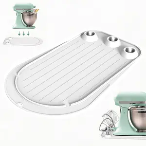 Food-Grade Silicone Mixer Slider for KitchenAid 4.5-5 Qt Tilt Head Stand Mixer, Appliance Sliding Mat for Kitchenaid Artisan, Kitchen Countertop Storage Accessories Mixer Moving Tray Attachments