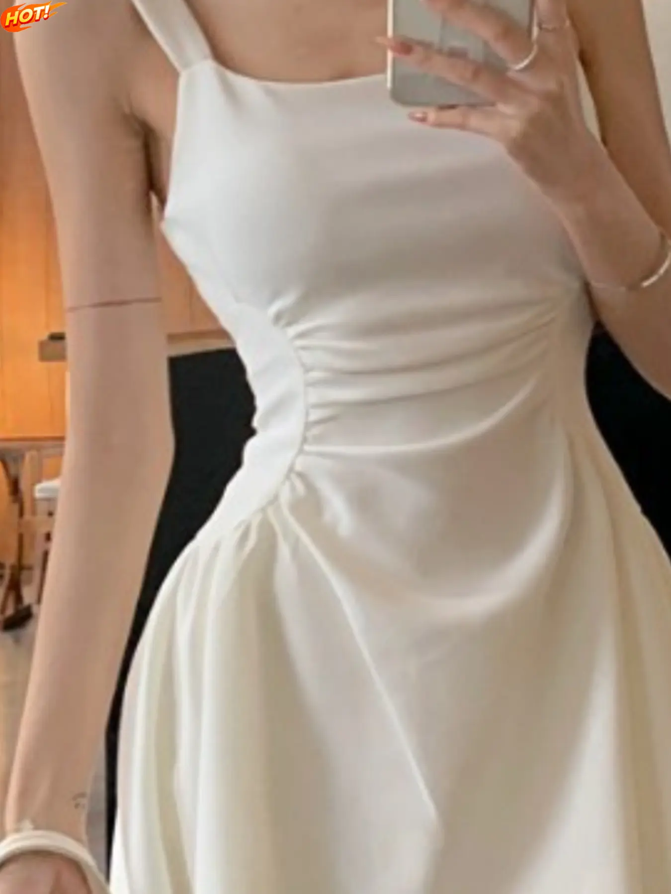 Women's Curated Shift Dress Timeless Silhouette Waist-Defined Elegant Evening Office Dress
