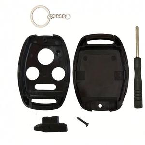 car key fob shell case, automotive keyless entry remote shell case, fits for honda 2003-2012, accord, 2006-2013, civic ex, 2009-2015, pilot, 2005-2006