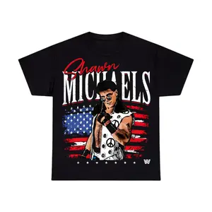 Shawn Michaels American Flag Wrestling Usa Patriotic 4th Of July Shirt, WWE Shirt, WWE Merch, Gift For Fans