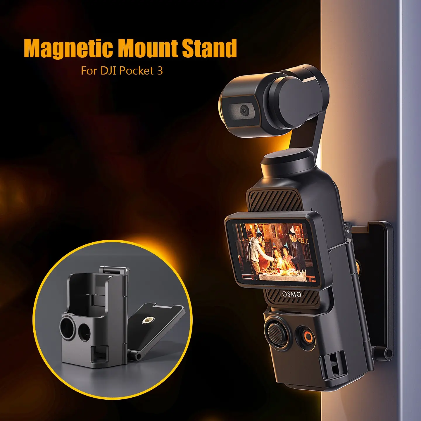 Multi-Functional Magnetic Stand for Dji Osmo Pocket 3/4, Adjustable Desktop Corner Accessory for Enhanced Stability, Versatile Design, Selfie Tripod Stand, Tripod Holder, Photography Camera Accessories, Video Recording Accessories