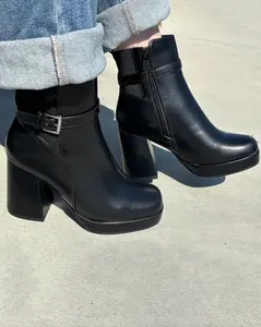 Nicole Ankle Boots (Black)