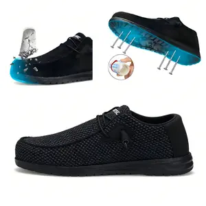 Steel Toe Loafers for Men – Lightweight Slip-On Work Shoes with All-Day Comfort