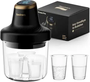 Resiners Resin Bubble Remover Airless Pro, 3 Min Remove 99.99% Bubbles, 99kPa Vacuum Chamber (20L/min), 3.2L Big Capacity for All Epoxy Resin,UV Resin,Silicone,Art Crafts,Jewelry Making