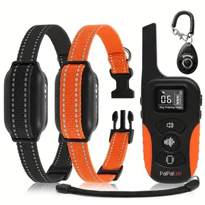 Range Dog Training Collar for 2 Dogs, 3300 Ft Bark Collar with Remote, 3 Modes, USB Rechargeable, Adjustable Nylon Strap, for Small Medium Large Dogs