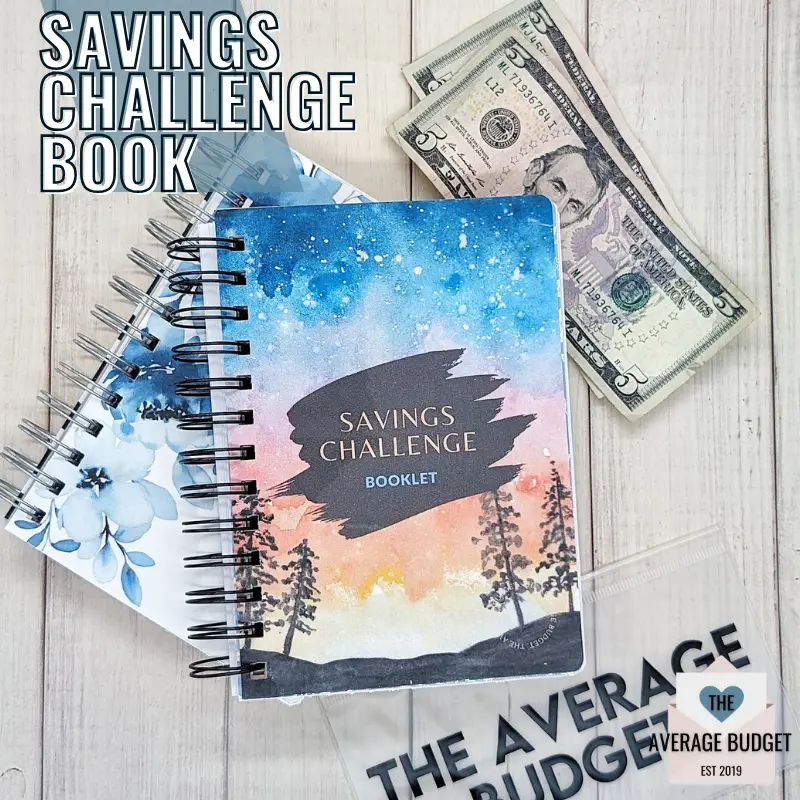 Savings Challenge Book for Cash Stuffing