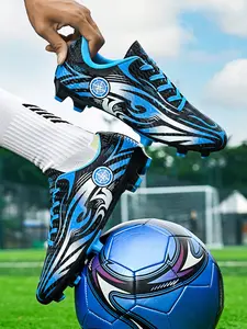 Unisex All-Scenario Football Shoes: Wear-Resistant Long Stud Design, Outdoor/Field Practical Training Cleats, Football Boots, Soccer Shoes