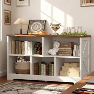 Fabiula Tier Bookshelf - Modern Bookshelf with Storage, Ideal for Books and Decor for Study Room, Functional Design