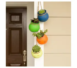 Zingz & Thingz Fiesta Dangling Pots