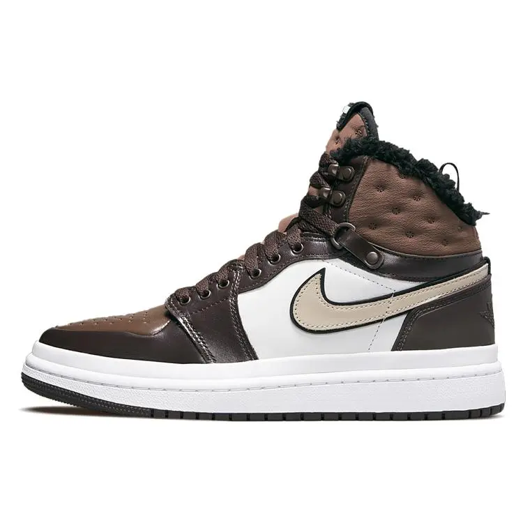Jordan 1 Acclimate Brown Basalt Retro High Top Basketball Shoes Women's DC7723-200