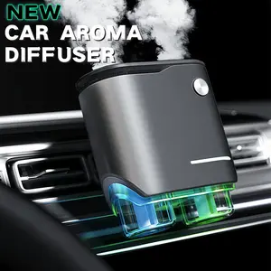 Shonoppy Car Air Freshener Diffuser, Dual Sprayer Car Aroma Diffuser with 4/8 Essential Oil,Car Interior Accessories,Luxury Aromatherapy Gift Woody Fruity Aromatic