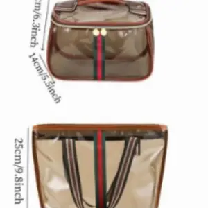 Vintage Waterproof Makeup Organiser Storage Bag for Home Organization