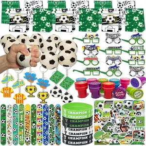 134Pcs football soccer Party Favors Gifts Box, football soccer Birthday Party Decorations, football soccer Party Supplies Toys School Student Prizes, Treasure Box Pinata Goodie Bag Stuffers,Boy Girl Birthday Supplies Treat Gift, Party Favors Assortment