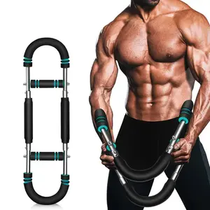 Portable Home Gym Equipment Adjustable Arm Chest Expander for Muscle Training Strength Building Men Women Fitness Equipment Gift
