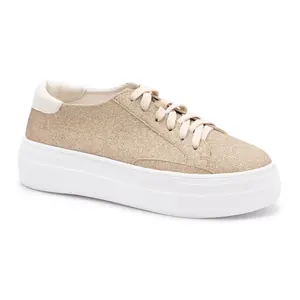 Corky's Hey Girl!  Glaring Sneaker-Gold-LAST 3