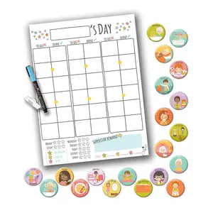 Toddler Daily Routine Chore Chart Kit with Pictures - Daily Routines