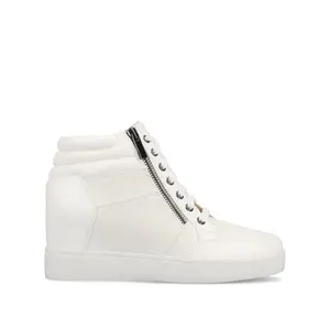 CLARITY HIGH TOP WEDGE SNEAKER - White